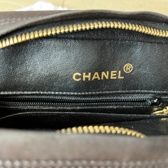 Vintage Chanel Leather Shoulder bag - Authentication Card included - Picture 6 of 7